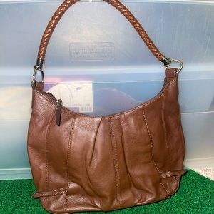 Brown Tignanello leather purse